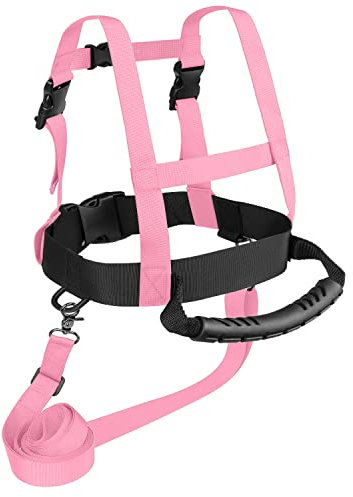 Odoland Ski- und Snowboard-Trainingsgurt mit Abnehmbarer Leine und einfachem Hebegriff - Geschwindigkeitskontrolle - Perfekt für Anfänger