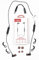 Bluetooth Headset BHS-200 kompatibel mit Samsung Galaxy M35 5G, mit Mikrofon