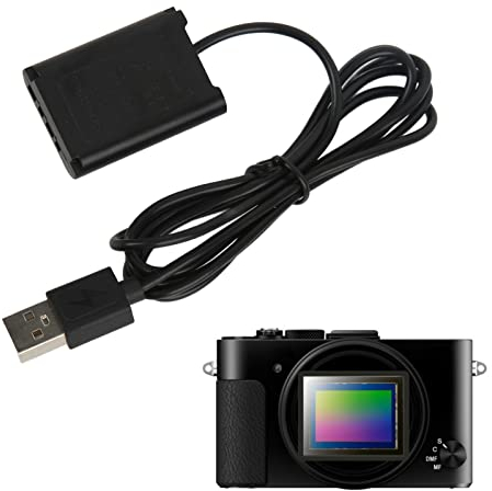 Yunseity DK X1 DC-Koppler Kamera-Dummy-Akku-Adapter für ZV-1 DSC-RX1 RX1R RX100 II III IV V VI VII, M2 M3 M4 M5 M6/B M7, HX50 90 300, WX300 350 500 Batterieversorgung