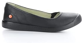 Softinos Damen ILSA676SOF Flat Sandal, Black, 35 EU