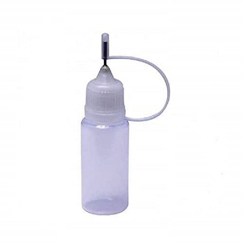 CMJ™ 1 x 10ml WHITE Needle Tip Plastic Dropper Bottle Squeezable Liquid E-Liquid Bottle UK Seller