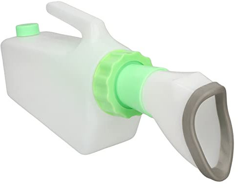 Women Bedpan Bottle, Female Urinals with Lid, 1000ml Women Pee Bottle for Prevent Leakage, Portable Urine Container for Travel