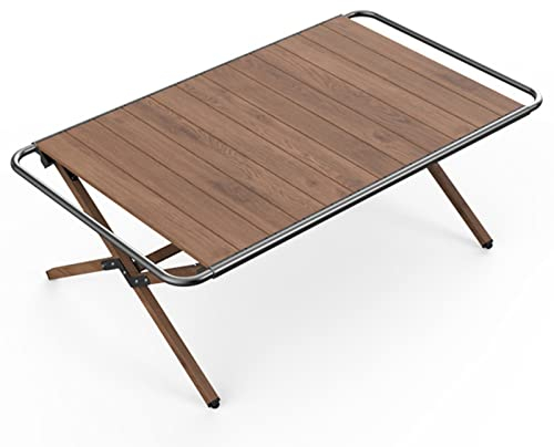 Campingtisch Klapptisch aus Aluminium - Klein Tragbar Campingtisch - Ultraleicht Camping Tisch - Balkontisch Gartentisch Klappbar aus Aluminium,für Garten, Terrasse und Balkon (2 105x60.4x42cm)