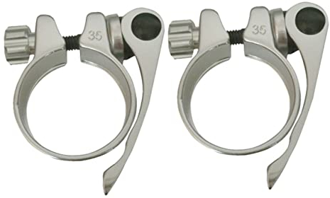 Toddmomy 2stücke Aluminiumlegierung Fahrrad Schnellspanner Sitzrohrklemme Für Mountainbikes Und Rennräder Einfache Montage Farbe Zufällig