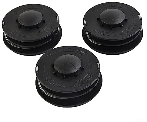 Nylon-Spulenkopf für Einhell GC-ET 4530 RTV 400, RTV 550, RTV 550/1 Rasentrimmer-Ersatzspule, 3 Stück