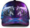 942 Liebe Wolf Bunt 3D Gedruckt Herren Damen Basecap Verstellbar Baseball Cap Vintage Baseballkappe Baseballmütze Für Angeln Sport Draussen