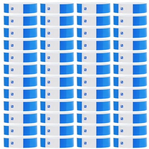 CRLLDPM 100 Piezas Pulseras para Eventos, Pulseras de Entrada, Pulseras Identificativas, Impermeable Pulseras de Papel, Pulseras de Fiesta, para Control y Seguridad en Eventos y Eventos