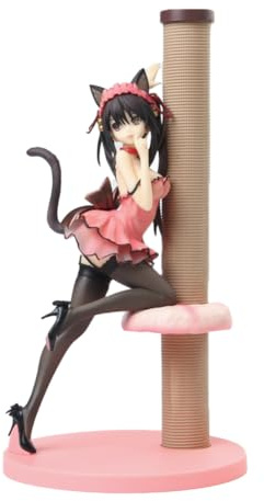 Zhongkaihua Date A Live Tokisaki Kurumi Figur 24,5 cm - Katze Mädchen Anime PVC Statue - Schreibtisch Ornament, Weihnachtsdekoration, Geschenk für Fans