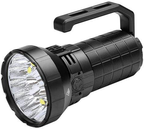 IMALENT MS12 Mini-C 65000 Lumen Aufladbar Taschenlampen, 12 Cree XHP 70.2 HI LEDs Taktische Wiederaufladbar Taschenlampe, IP56 Wasserdicht Torch für Camping Wandern Notfälle