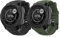 MoKo 2PZS Correa Compatible con Garmin Instinct/Instinct Solar/Tactical/Instinct 2, 4.92-7.87 (125-200 mm) Pulsera Deportivo de Repuesto de Silicona Suave, Negro + Verde Militar