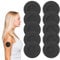Libre 2 Sensor Covers - 10 Pcs Black Waterproof, CGM Sensor Patch Compatible for Freestyle Libre 1/2/3, Breathable Protector Without Glue Adhesive Patch for Swimming Sports