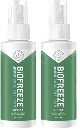 Biofreeze Pain Relieving Spray 118ml (2 Pack)