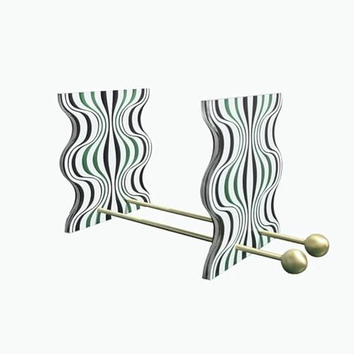 UYHBCNQD Charmants Serre-Livres en Acrylique et en Laiton, Bouchon de Livre de Style Artistique, Serre-Livres décoratif pour Les Maisons, Les Bureaux et Les bibliothèques