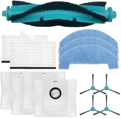 Kit de accesorios de repuesto para aspiradora para Conga 2499 Ultra Home Advanced Robot Aspirador Partes (14 unidades)