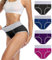 wirarpa Underwear Women High Waist Cotton Knickers Ladies Panties Full Coverage Briefs Underpants Plus Size Multicolour 4 Pack XL