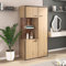 Sweiko Moderner Vitrinenschrank, Türschrank mit Multifunktionsböden, Wohnzimmerschrank Sideboard