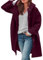 Generisch Cord Mantel Damen Pelzmantel Herbstjacke Übergangsjacke Puffer Jacke Mädchen Lang Sportjacke Winter Baumwolle Blouson Jacke Beige
