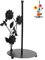 Cabilock Porta salviette di carta supporto per fiori in tessuto supporto porta carta toilet paper holder gadget casa porta asciugamani di carta decorativi porta fazzoletti in piedi Metallo