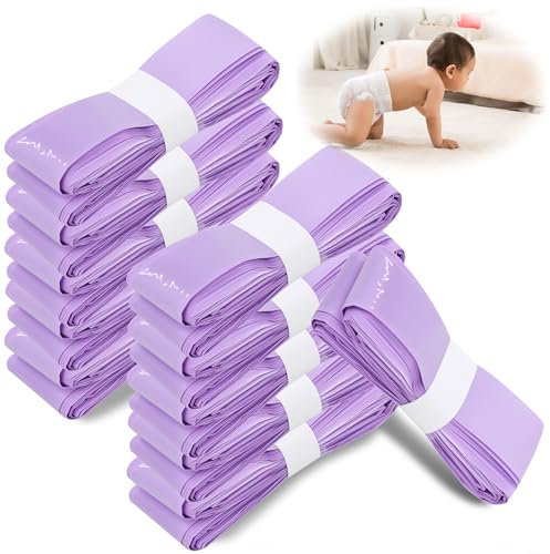 BUCOMTU Púrpura Recambios Cubos de Pañales 12 Piezas Recambios Contenedor de Pañales Compatible con el contenedor de pañales Tommee Tippee Sangenic Tec Simplee Sangenic AngelCare
