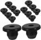 Abaodam 25 Pcs Oil Clogged Rubber Plug Floor Jack Filler Plug Floor Jack Oil Filler Plug Bung Hydraulic Floor Jack Rubber Fill Plugs Hydraulic Jack Oil Plugs Bottle Jack Filler Plug Black