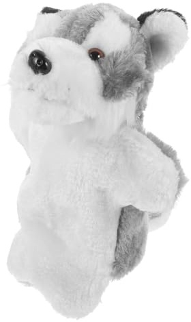 CIYODO Handpuppe Wolf Plüsch Kuscheltier Interaktives Rollenspiel Spielzeug Für Junge Mädchen Storytelling Zubehör Kreatives Lernspielzeug