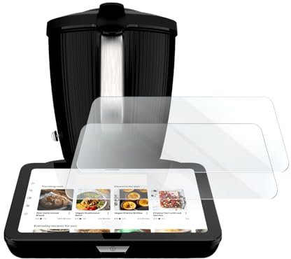 Schutzfolie Kompatibel für Vorwerk Thermomix TM7, Thermomix Zubehör, 2 Stück Touchfunktion Schutzfolie, Langlebig Kratzfest (1x Clear 1x Matt)