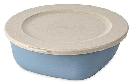 Koziol CONNECT BOX Frischhaltedose mit Deckel, Lunchbox | bruchfest, auslaufsicher, stapelbar, spülmaschinen-, mikrowellen- und gefriergeeignet, Meal Prepping, Made in Germany