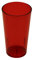 G.E.T. Heavy-Duty Plastic Restaurant Tumblers, 16 Ounce, Red (Set of 4)