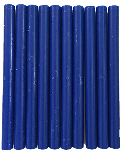 Tikwisdom 10 PCSSiegelwachs-Stangen für Heißklebepistole, blau