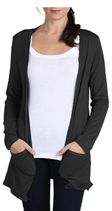 BODYWEAR LTD - Ladies Casual Long Sleeve Open Front Cardigans Lightweight Solid Color Women’s top Stylish Comfortable Versatile Fashionable
