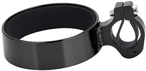 Keenso Cup Holder, Aluminum Alloy Water Bottle Mount Clamp for Coffee Cup Tea Bottle(black) Cycling racks and storageRiding racks as well as storage