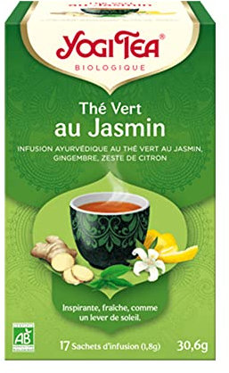 Yogi Tea Thé Vert au Jasmin Bio 17 Sachets