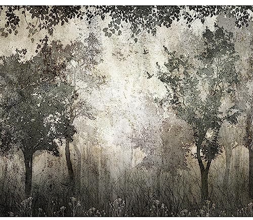 murando - Fototapete Vlies Bäume, 350x256 cm, Schlafzimmer, Wohnzimmer | Full HD Druck, 3D-Effekt, lichtbeständige Farben, ideal fürs Wohn- oder Schlafzimmer, schnelle Montage, lichtbeständig, edel
