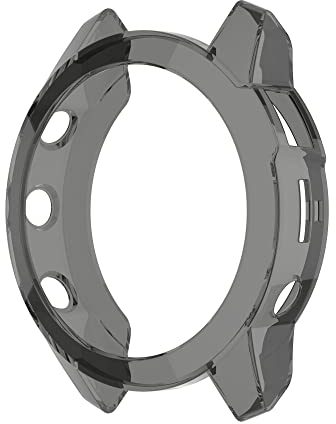 Chofit Custodie compatibili con Garmin Fenix 7/Fenix 7 Solar, custodia protettiva protettiva morbida in TPU per smartwatch Fenix 7 (non per Fenix 7S/7X) (nero)