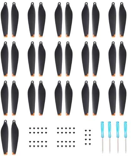 32Pcs Propeller für DJI Mini 4 Pro/3 Pro Ersatzpropeller Blätter Geräuscharm Zubehör für DJI Mini 4 Pro/3 Pro Drohnenzubehör Exklusive Schrauben & Schraubendreher Organe Spitzen