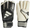adidas Unisex Goalkeeper Gloves (W/O Fingersave) Tiro League Goalkeeper Gloves, Black/White/Iron Met., HN5612, 8