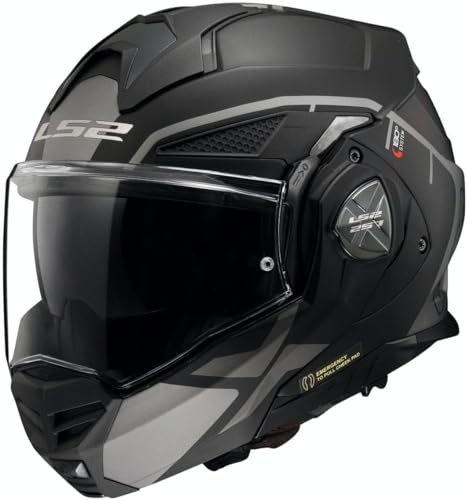 LS2, Klapphelm Motorrad ADVANT X METRYK Matt Titanium, M