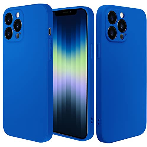 Compatible iPhone 14 Pro Max Case TPU Slim Shock-Proof Protective iPhone 14promax Case for Apple iPhone 14 Pro Max Full Coverage iPhone 14 Max Pro Case with Camera Protection 6.7 inch (Klein Blue)