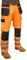 HASHOOB TRADING FZE Men’s Hi Vis Trousers High Visibility Work Trousers Cargo Workwear Soft Heavy Duty Multi Pocket Reflective Tape Pants (HV3-ORANGE1, 36W X 34L)