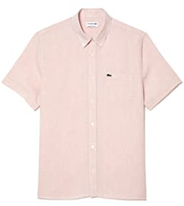 Lacoste Chemise Manches Courtes ch5699 t03 Flamant 44