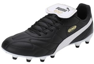 PUMA King Top Fg/Ag, Zapatillas Unisex adulto, Puma Black Puma White Puma Gold, 56 EU