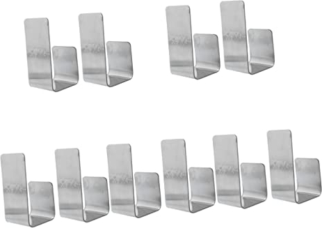 OQHAIR 3 Pairs Rolling Pin Holder Hook Metal Rolling Pin Shelf Brackets Heavy Duty Metal Hangers Heavy Duty Pan Hook Cutting Board Rack Rolling Pin Hanging Shelf Sturdy Rolling Pin Rack (
