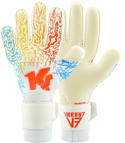 KEEPERsport Profi Torwarthandschuhe - Varan7 Pro NC Game Over - 4mm Grip - Fussballhandschuhe für Erwachsene - Größe 7-11
