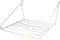 SIDSONS 7m Over the Door Utility Airers - Metal Window Balcony Drying Rail - Foldable Indoor Outdoor Washing Line Drying Rack, Laundry Towel Rail Clothes Caravan Utility Dryer Rack Household (White 1)