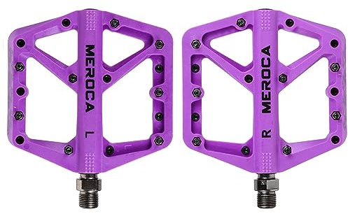 BESPORTBLE 1 Paire Pédale De Vélo Pédales Accessoires De Vélo Vélos Pédale De Route De Montagne Pedales Para Bicicleta Accessoires Hors Route Violet Arbre en Acier Enfant Composant Bicyclette