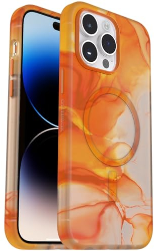 OtterBox Slim & Sturdy Serie Hülle für iPhone 14 Pro Max mit MagSafe, stoßfest, sturzsicher, ultraschlank, dünne schützende Hülle, Getestet nach Militärstandard, Orange