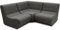 DOMO. collection Outdoor Ecksofa Borkum, Sofa in L-Form aus 2 x Sessel-Element und 1 x Ecksessel wetterfest, Gartensofa, Gartenmöbel, Eckcouch, 179 x 179 x 80 cm (BxTxH), anthrazit