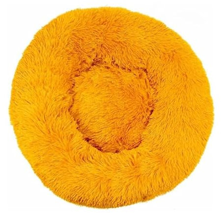 SWZEC Wolke hundebett - Kuscheliges Hundebett Wolke 7 - Das Original (50CM,Gelb)