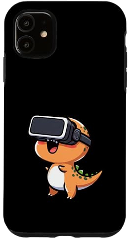 Hülle für iPhone 11 Cute Trex VR Virtuelle Realität
