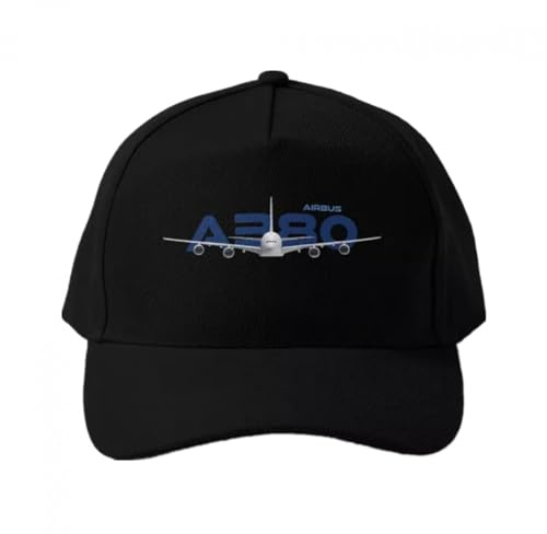 Baseball Kappe Airbus A380 Baseball Cap Hut Schwarz Bedruckte Fisch Casual Outdoor Cap Frühling Sommer Herren Einfarbig Hip Hop Sonne Sport Geschenk